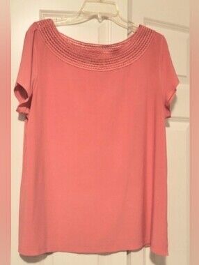 Cato blouse with detailing at neckline XL